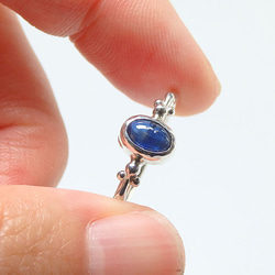 ～小さな青い宝石～　サファイアのリング　11.5号　（再販） 4枚目の画像