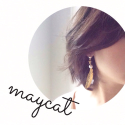 asymmetry feather earring… 2枚目の画像