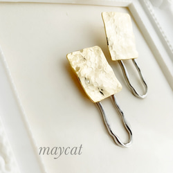 くしゅくしゅメタル　gold &silve*･゜ﾟ･*:.｡..maycat･*:.｡. .｡.:*･ 1枚目の画像