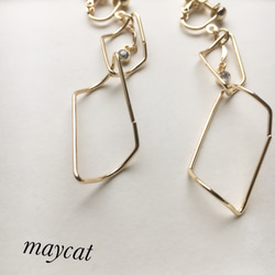 wave earring 2枚目の画像