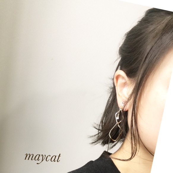 wave earring 3枚目の画像