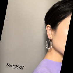 clear hoop earring… 2枚目の画像