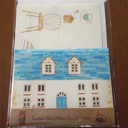 Letter Set Blue Roof Home 4枚目の画像