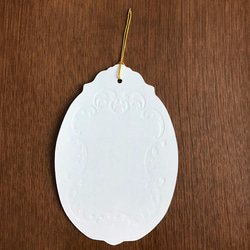 横笛の天使・エンボスカード（Piping Angel ） 3枚目の画像