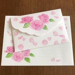 Letter Set Pink Rose 1枚目の画像