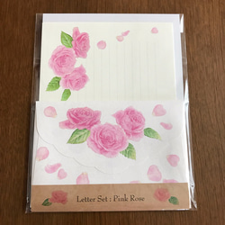 Letter Set Pink Rose 4枚目の画像