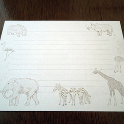 Letter Set Wild Animals 3枚目の画像