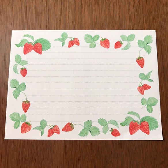 Letter Set Strawberry 3枚目の画像