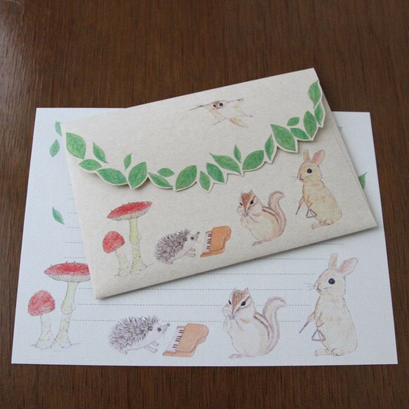 Letter Set Little Animals 1枚目の画像