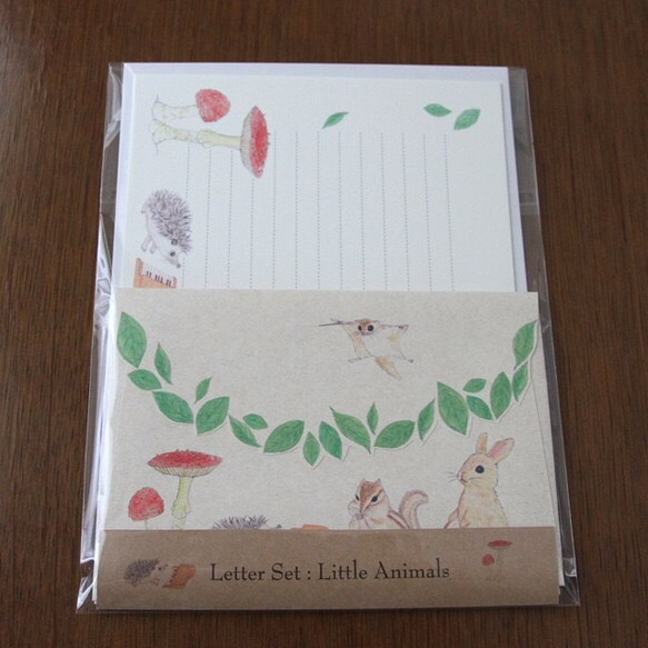 Letter Set Little Animals 4枚目の画像