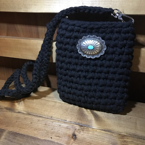 新作 ズパゲッティ軽量糸 Tシャツヤーン ちょこっとお散歩ショルダー  