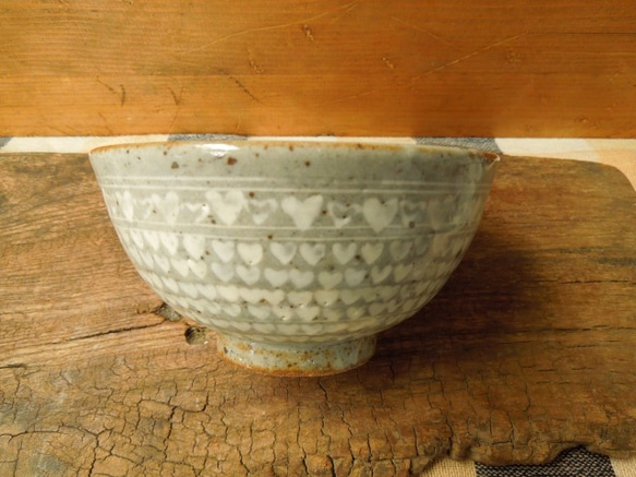 ハート三島の茶碗 3枚目の画像