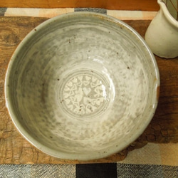 ハート三島の茶碗 2枚目の画像