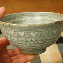 ハート三島の茶碗 5枚目の画像