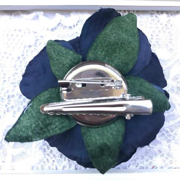 珍珠毛茛胸花（深藍） 第5張的照片