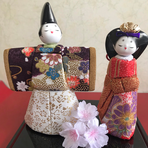 木目込人形　立雛　親王飾り 送料無料】木目込み人形 立雛親王飾り 小さなお雛様 その他人形