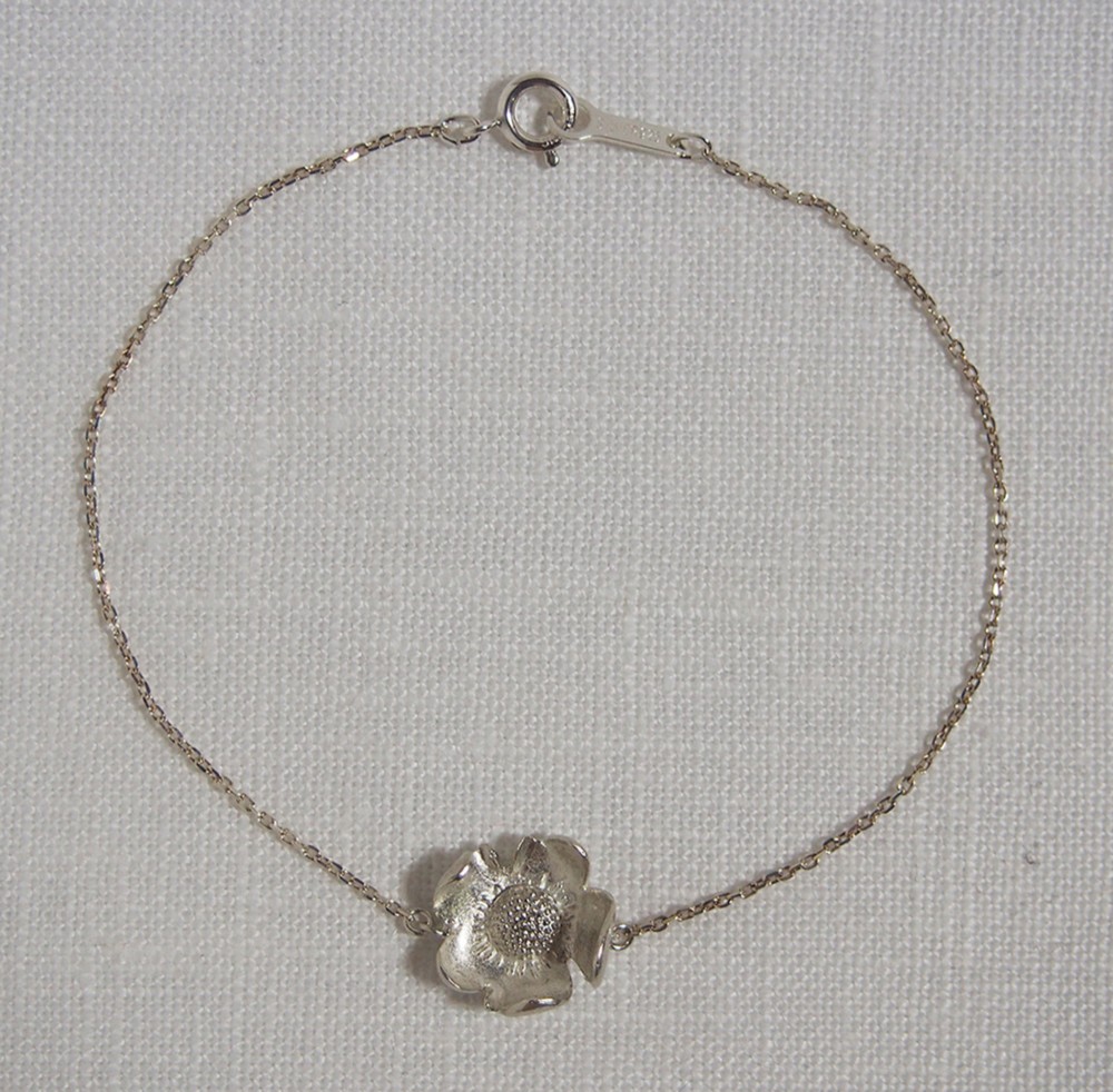 poppy bracelet (SV)：ポピーブレスレット（シルバー）