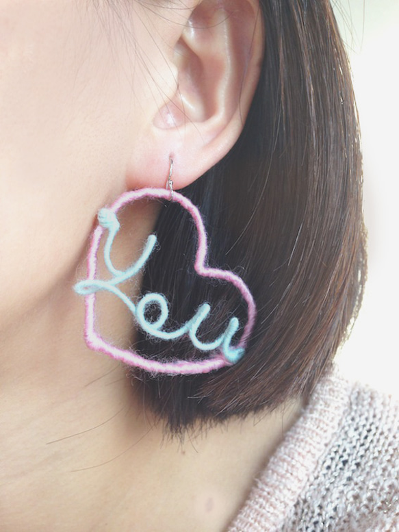 neon sign pierce（earring） 3枚目の画像