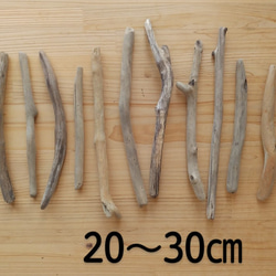 ブライワックス仕上げの流木セット（15～25cm） 木材・板