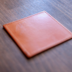 栃木レザー　革製コースター 4枚目の画像