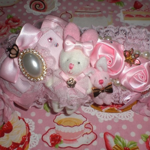 ピンク姫デコ♪姫うさちゃん眼鏡ケース♪ その他ケース pinkcandyroom