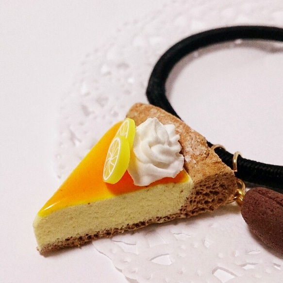 チーズケーキレモンタルト♥ヘアゴム スイーツデコ 3枚目の画像