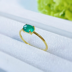 1月誕生石 再販 ツァボライト（グリーンガーネット） 7号