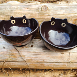 ネコバチ　黒猫　2匹セット 2枚目の画像