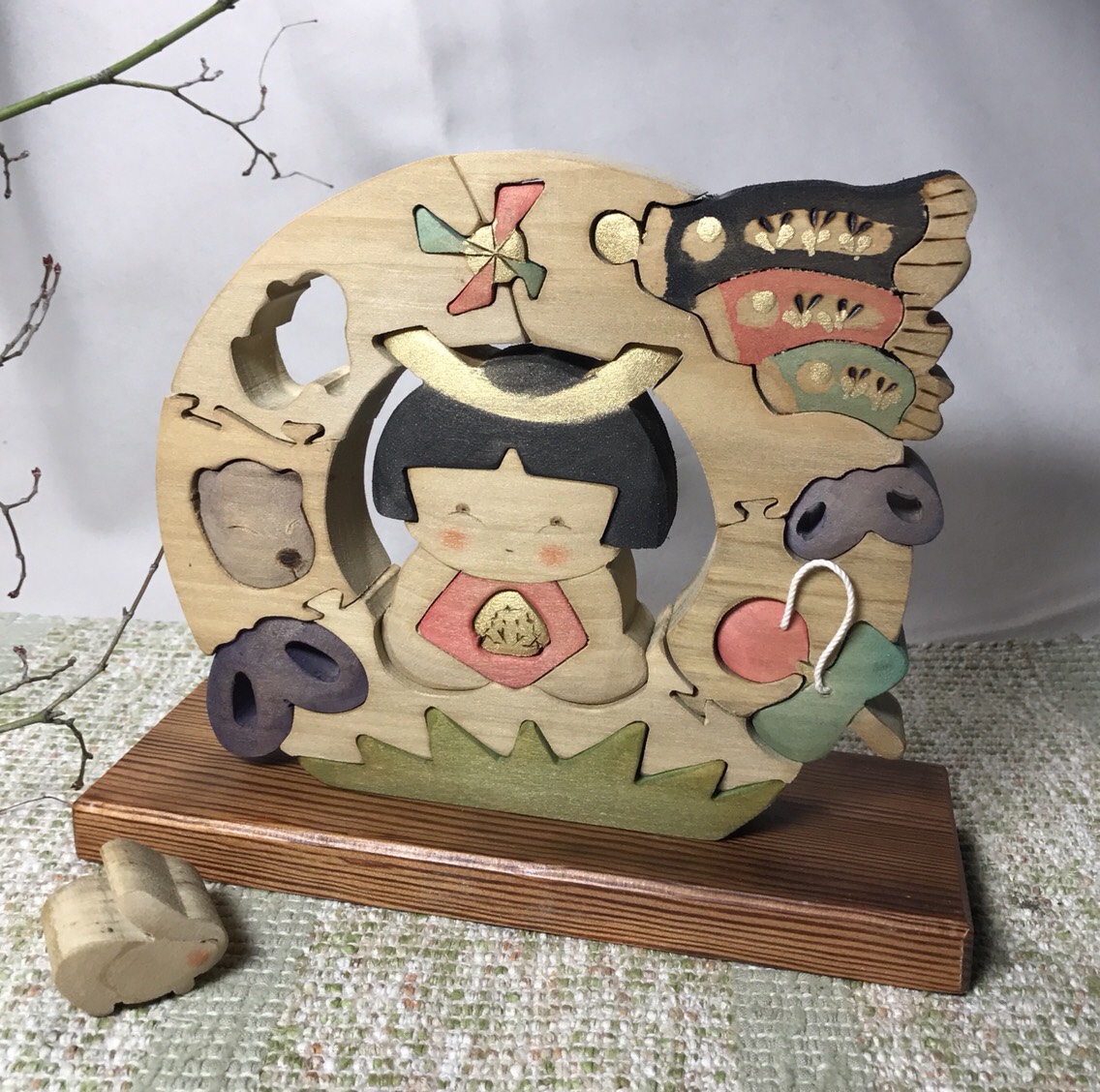 「金太郎 」ほのぼの木工　端午の節句