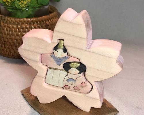 雛人形 桜の花装飾 木製台 雛人形 桜の花装飾 木製台 楽天市場】雛人形