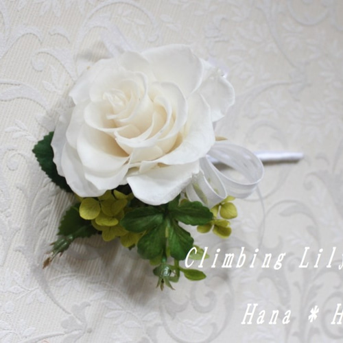 プリザ ウェディングブーケ、ブートニア、セット オーダーOK ブーケ 花