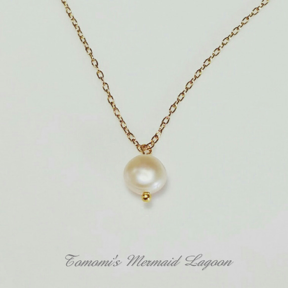 K24gf＊天然淡水パール~elegant＊mermaid's necklace 4枚目の画像