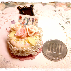 バラのケーキのメモスタンド♪ 2枚目の画像