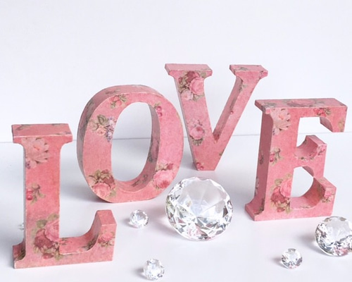 ウェルカムオブジェ & LOVEオブジェ オーダー受付 ♪ ウェルカムスペース 楽天市場】メッセージ オブジェ セット ≪LOVE≫ 木製 アンティーク