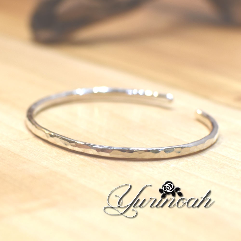 SV950■槌目オーバルバングル[yrna-ba-021]