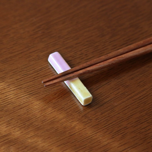 二色釉の手作り箸置きセット 二色釉の手作り箸置きセット 美術品・