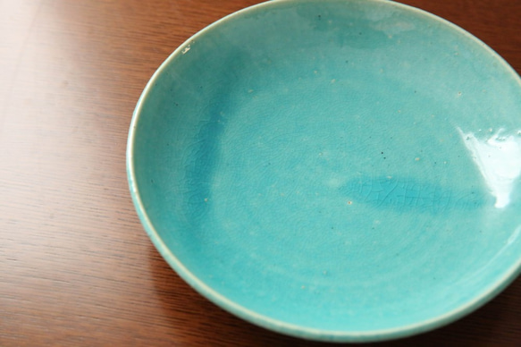 【SALE】トルコ青釉の浅鉢 ＊ １ 4枚目の画像
