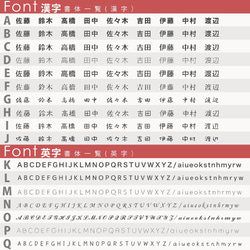 40デザイン 39カラー 17フォントから選べる 表札 プレート M size 5枚目の画像