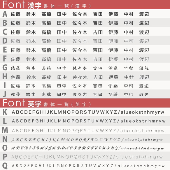 40デザイン 39カラー 17フォントから選べる 表札 プレート S size 5枚目の画像