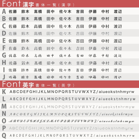 80デザイン 39カラー 17フォントから選べる 表札 プレート S size ① 比率1:2 10枚目の画像