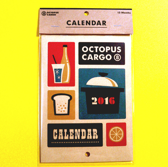 2016 OCTOPUS CARGO CALENDAR 1枚目の画像