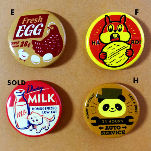 TIN BADGE 選べる缶バッジ その他雑貨 OCTOPUS CARGO 通販