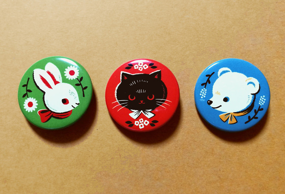 TIN BADGE TRIO 缶バッジセット その他雑貨 OCTOPUS CARGO 通販
