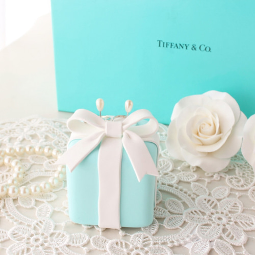 ティファニーボックスのリングピロー（ミニサイズ） リングピロー プチ