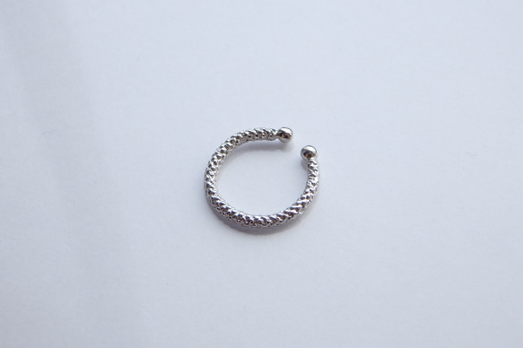 kumihimo ear cuff/ring 3枚目の画像