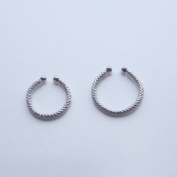 kumihimo ear cuff/ring 5枚目の画像