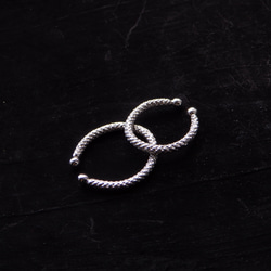 kumihimo ear cuff/ring 7枚目の画像