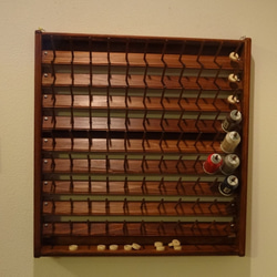 ロックミシン糸巻き糸立てラック　1　9段 99本 シンプルスタイル 1枚目の画像