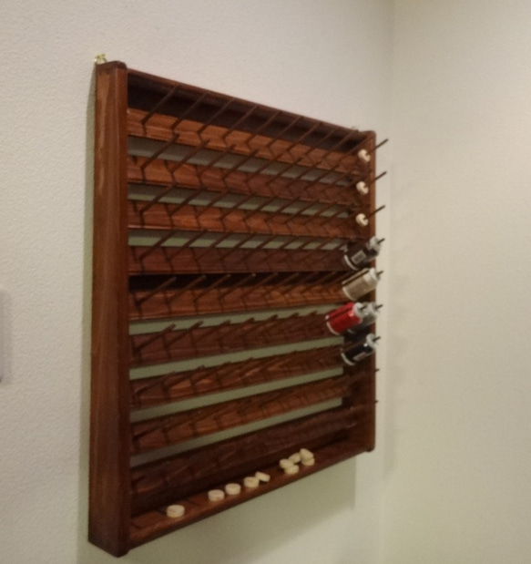 ロックミシン糸巻き糸立てラック　1　9段 99本 シンプルスタイル 5枚目の画像