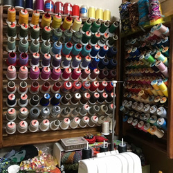 ロックミシン糸巻き糸立てラック　1　9段 99本 シンプルスタイル 2枚目の画像